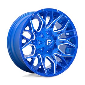   Alumínium felni 22x10 ET-18 6x135/6x139,7 D770 Twitch Anodized Blue Milled Fuel