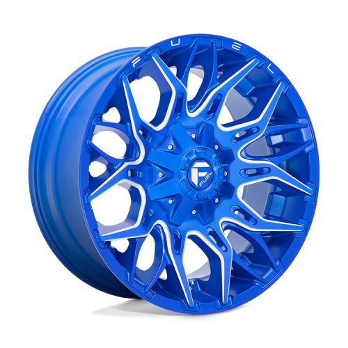 Aluminum rim 22x10 ET-18 6x135/6x139.7 D770 Twitch Anodized Blue Milled Fuel