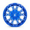Aluminum rim 22x10 ET-18 6x135/6x139.7 D770 Twitch Anodized Blue Milled Fuel