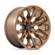 Aluminum rim 22x10 ET-18 6x139.7 D805 Flame Platinum Bronze Fuel