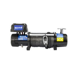 HusarWinch 13000 lbs (5897 kg) winch with synthetic rope 24V