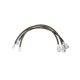 Flexible rubber hose set of 3 between chassis and axle Nissan Patrol Y61 with ABS +10cm