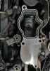 IOD Kartergázszűrő ház módosító lemez Nissan Patrol Y60 Y61 M57 Biturbo motor átalakítáthoz