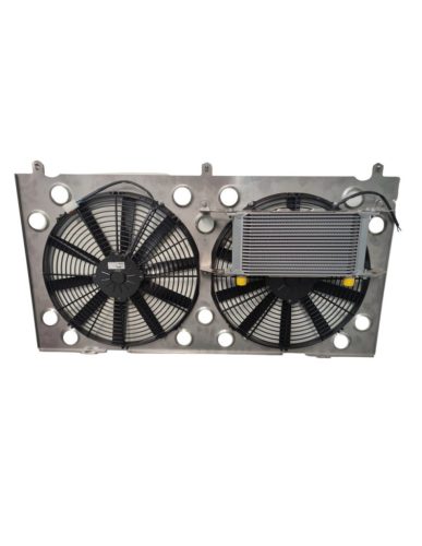IOD Aluminum radiator baffle for 2 fans Nissan Patrol Y61