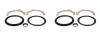 Steering ball seal with fixing plates, half shaft with oil seal  Nissan Patrol Y61 (left+ right side)