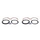 Steering ball seal with fixing plates, half shaft with oil seal  Nissan Patrol Y61 (left+ right side)
