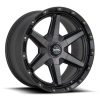 Alloy wheel 20x9 ET0 6x135/6x139.7 KM101 Tempo Satin Black W/ Gray Tint KMC