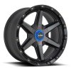Alloy wheel 20x9 ET0 6x135/6x139.7 KM101 Tempo Satin Black W/ Gray Tint KMC