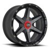 Alloy wheel 20x9 ET0 6x135/6x139.7 KM101 Tempo Satin Black W/ Gray Tint KMC