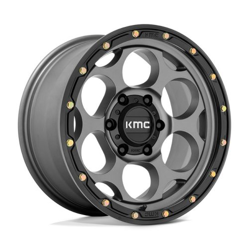 Aluminum rim 17x8.5 ET18 6x139.7 KM541 Dirty Harry Satin Gray W/ Black LIP KMC