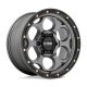 Aluminum rim 17x8.5 ET18 6x139.7 KM541 Dirty Harry Satin Gray W/ Black LIP KMC