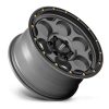 Aluminum rim 17x8.5 ET18 6x139.7 KM541 Dirty Harry Satin Gray W/ Black LIP KMC
