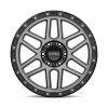 Alumínium felni 20x9 ET0 6x139,7 KM544 Mesa Satin Black W/ Gray Tint KMC