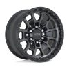 Alloy wheel 17x8.5 ET18 6x139.7 KM718 Summit Satin Black W/ Gray Tint KMC