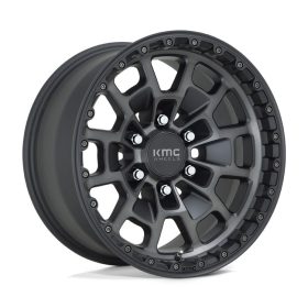   Alumínium felni 17x8.5 ET18 6x139,7 KM718 Summit Satin Black W/ Gray Tint KMC