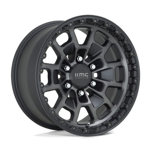 Alloy wheel 17x8.5 ET18 6x139.7 KM718 Summit Satin Black W/ Gray Tint KMC