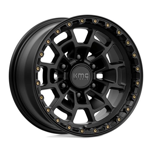 Aluminum rim 17x8.5 ET0 6x139.7 KM718 Summit Satin Black KMC