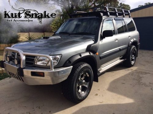 Kut Snake műanyag sárvédő szélesítés Nissan Patrol Y61 1997-2004 55mm hátsó pár