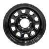 Steel rim 16x8 ET-40 6x139.7 Sputnik Gloss Black OFD