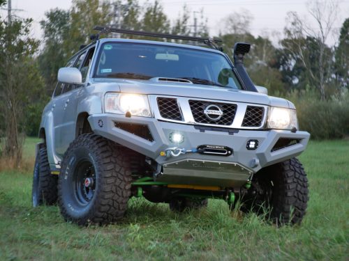 Front bumper Nissan Patrol Y61 steel