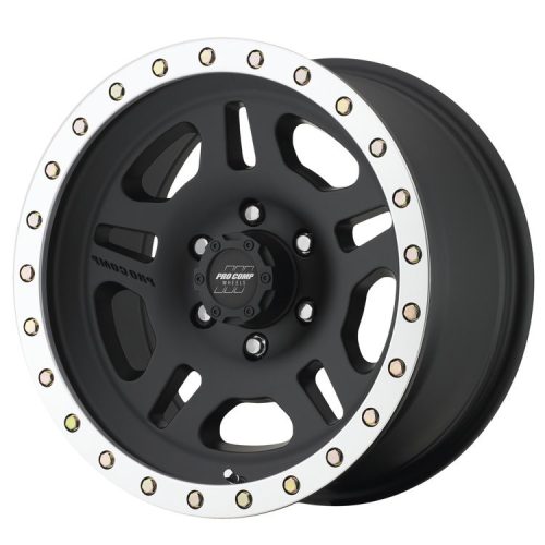 Alloy wheel 16x8 ET6 6x139.7 5129 Satin Black/Machine Lip Pro Comp