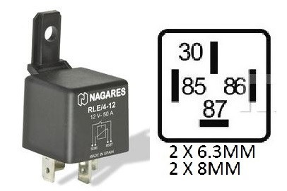 MR 43 relay (normally open) 12V 500A