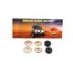PRO rear shock absorber bushing set upper Nissan Patrol K160 (1980-1987)