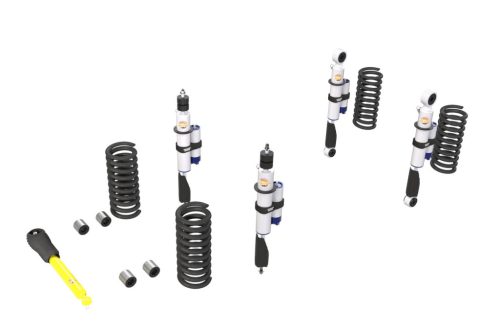Suspension kit with PRO shock absorbers +40mm lift +150kg load Nissan Patrol Y60 short (1997->)