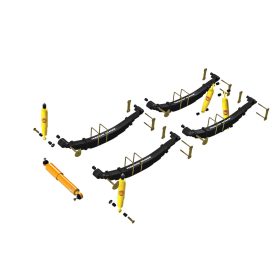   Felfüggesztés készlet +40mm erősített emelés +100kg terhelésig elöl +300kg terhelésig hátul Nissan Patrol K160 rövid (1980-1983) szintszabályzás nélküli modellek