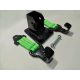 Wheel rim lifting adapter for farm jack