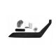 Snake4x4 Air Intake Snorkel Nissan Patrol Y60 2.8TD, 4.2TD 1989-1997 left side