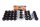 Complete bush kit with caster correction bushes (2.5° offset) for +50 mm suspension lift Nissan Patrol Y60