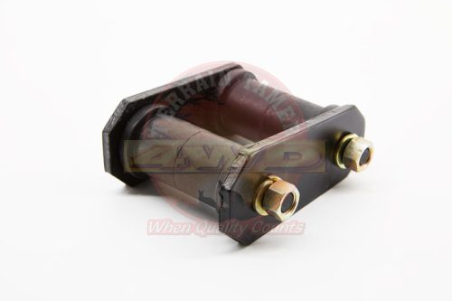 Spring damper for non-greasable leaf spring with rear rubber bushings Nissan Patrol Y60 Y61 leaf spring