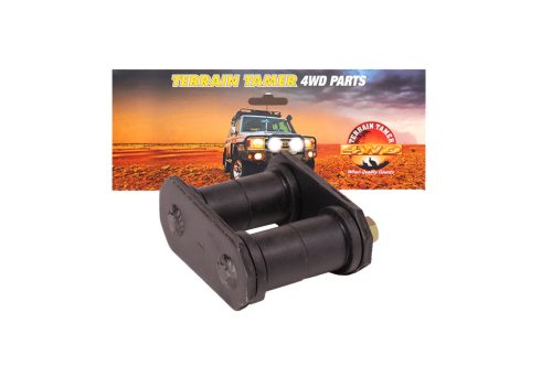 Spring damper for non-greasable leaf spring with rear rubber bushings Nissan Patrol Y60 Y61 leaf spring