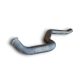 Rear exhaust pipe without drum 65mm Nissan Patrol Y60 2.8D 3-door