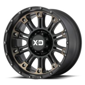   Alumínium felni 20x9 ET-12 6x139,7 XD829 Hoss II Satin Black/Machined Dark Tint XD Series