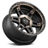Alloy wheel 20x10 ET-18 6x139.7 XD840 Spy II Satin Black/Dark Tint XD Series
