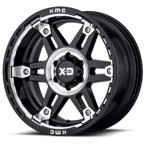 Aluminum rim 17x8 ET18 6x139.7 XD840 Spy II Gloss Black Machined XD Series