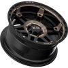 Alloy wheel 17x8 ET18 6x139.7 XD840 Spy II Satin Black/Dark Tint XD Series