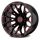 Alumínium felni 20x10 ET-18 6x139,7 XD841 Boneyard Gloss Black Milled With Red Tint XD Series