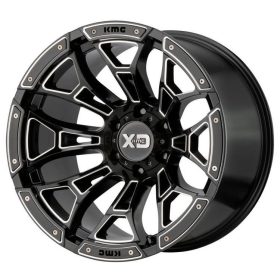   Alumínium felni 20x9 ET0 6x139,7 XD841 Boneyard Gloss Black Milled XD Series