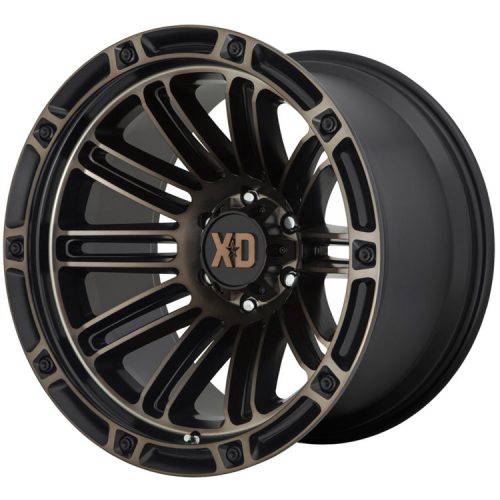 Alloy wheel 20x9 ET0 6x139.7 XD846 Double Deuce Satin Black/Dark Tint XD Series