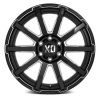 Alloy wheel 22x10 ET-18 6x139.7 XD847 Outbreak Gloss Black Milled XD Series