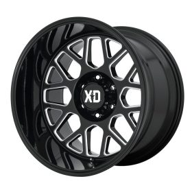   Alumínium felni 22x10 ET-18 6x139,7 XD849 Grenade 2 Gloss Black Milled XD Series