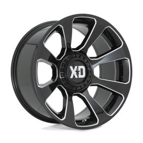   Alumínium felni 20x9 ET18 6x135/6x139,7 XD854 Reactor Gloss Black Milled XD Series