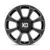 Alumínium felni 20x9 ET18 6x135/6x139,7 XD854 Reactor Gloss Black Milled XD Series