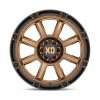 Alumínium felni 20x9 ET0 6x139,7 XD863 Matte Bronze W/ Black LIP XD Series