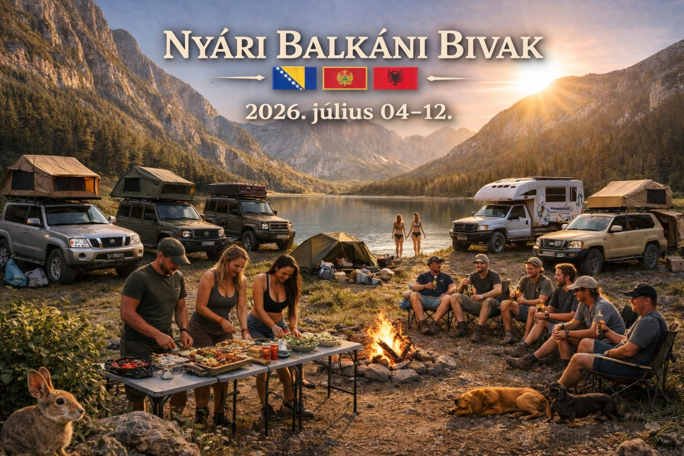 Nyári Balkáni bivak Kaland