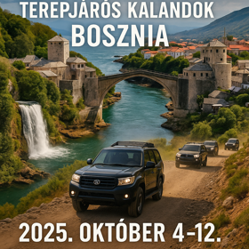 Terepjáros Kaland Boszniában 2025 október 4-12