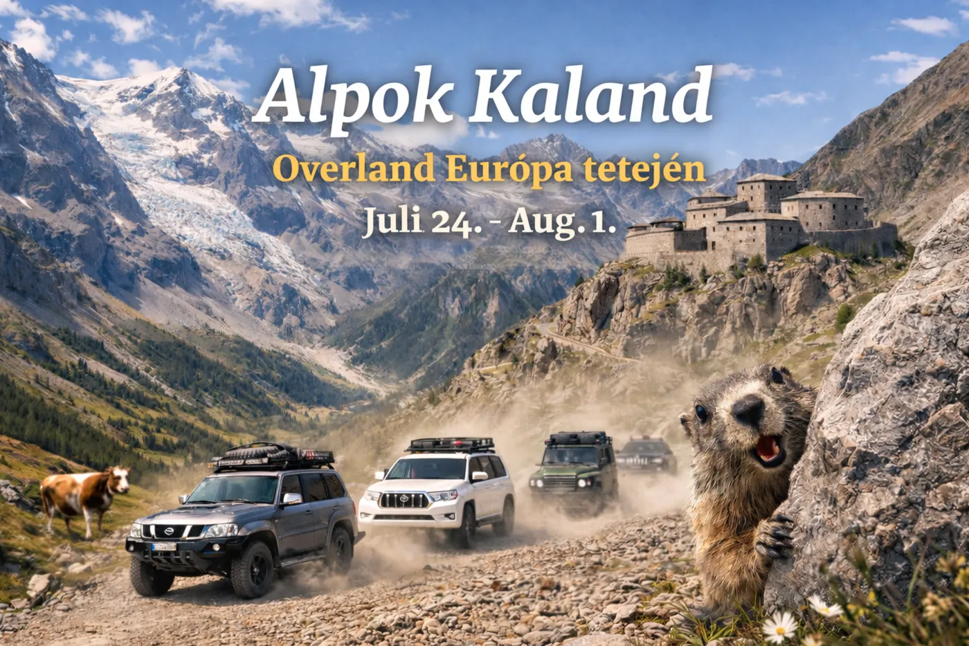 Alpok Kaland - Overland Európa tetején